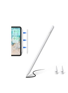 2-in-1 Fine Point Digital Rechargeable Stylus Pen for iPhone, Android, iPad, Samsung Tablets