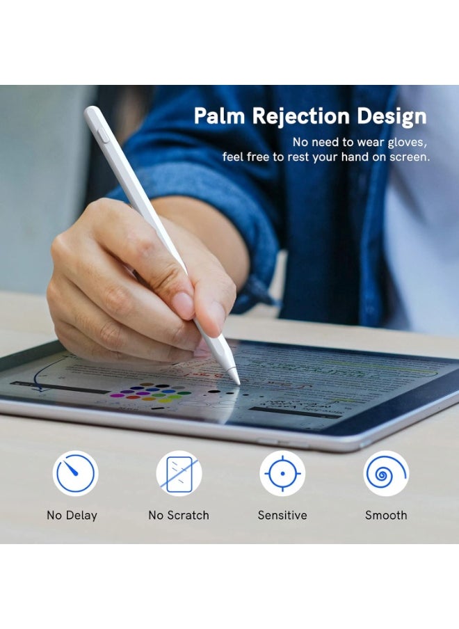 Generic - 2-in-1 Fine Point Digital Rechargeable Stylus Pen for iPhone, Android, iPad, Samsung Tablets - Image 1