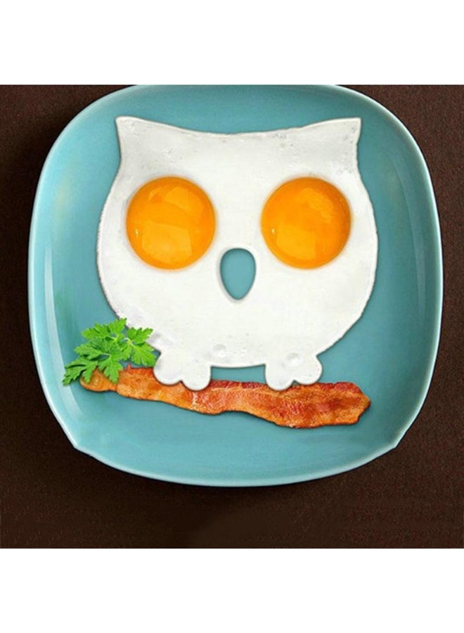 Cute Silicone Lovely Owl Egg Fried Shaped Mold Shaper Ring Kitchen Gadget Cooking Tool - Image 2