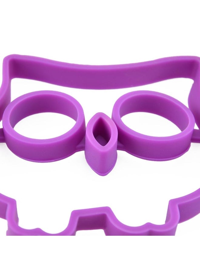 Cute Silicone Lovely Owl Egg Fried Shaped Mold Shaper Ring Kitchen Gadget Cooking Tool - Image 4