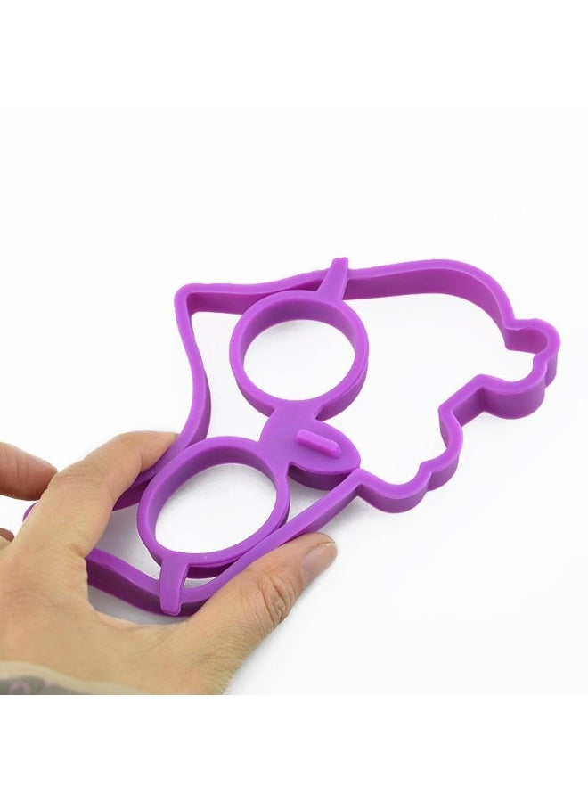 Cute Silicone Lovely Owl Egg Fried Shaped Mold Shaper Ring Kitchen Gadget Cooking Tool - Image 5
