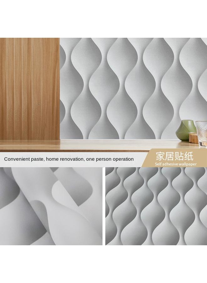 Bluejw Wallpaper Self-adhesive Waterproof Moisture-proof Student Dormitory Bedroom Renovation Sticker Plaid Ins Wallpaper Wall Cabinet Sticker - Image 1