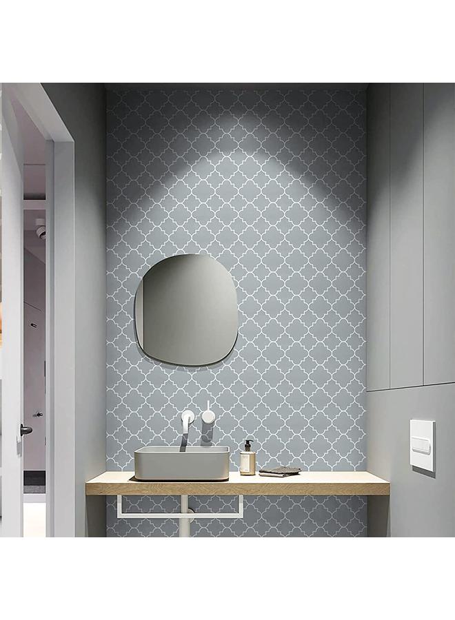 Bluejw Wallpaper Self-adhesive Waterproof Moisture-proof Student Dormitory Bedroom Renovation Sticker Plaid Ins Wallpaper Wall Cabinet Sticker - Image 4