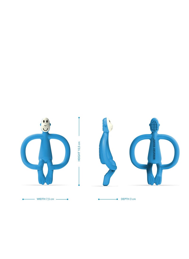 MATCHSTICK MONKEY Teething Toy - Matchstick Monkey Teether No Tail Blue - Image 3