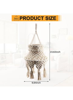 Handmade Wall Tapestry Lampshade Macrame Boho Decor - pzsku/Z77F9D3F33576AEE5DDECZ/45/_/1720522939/3ea240ee-6a9a-4709-afb5-a15d8bf4ca35