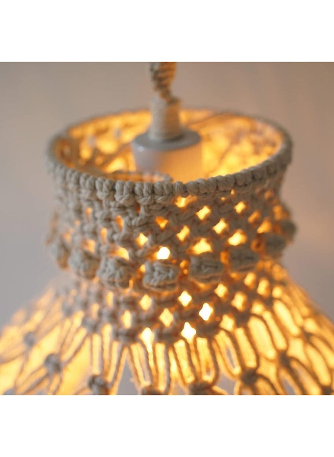 Antikiano - Handmade Wall Tapestry Lampshade Macrame Boho Decor - Image 1