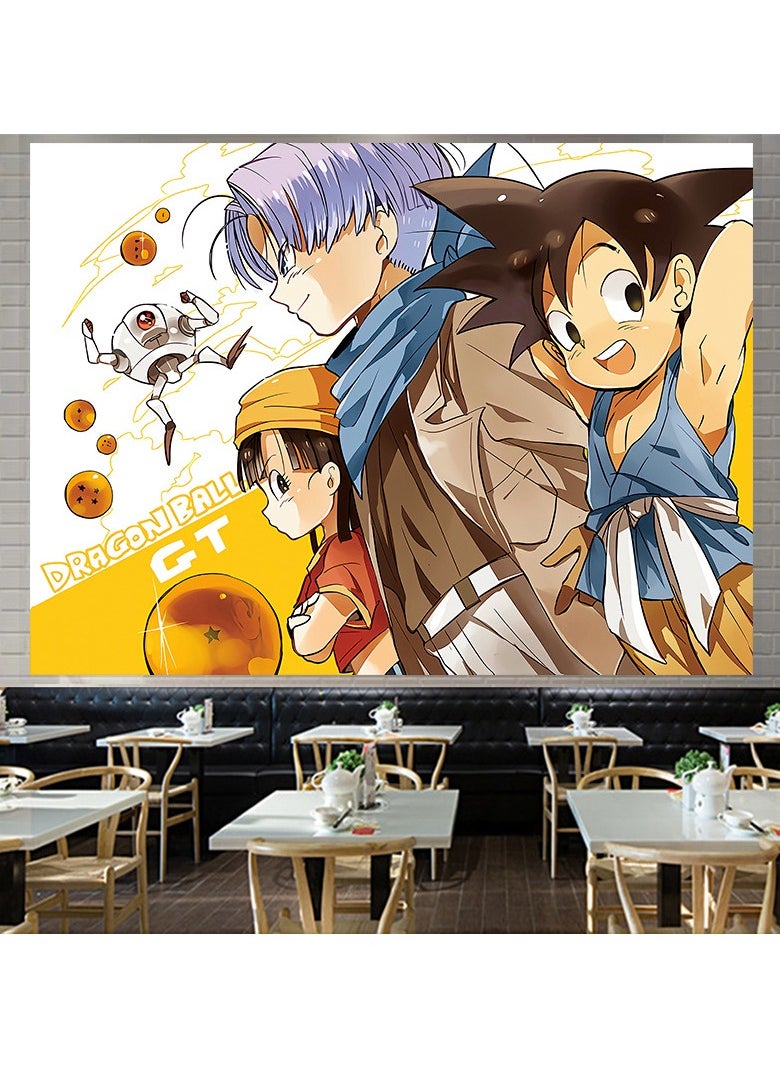 KUYING Dragon Ball Extra Large Background Fabric Decorative Hanging Fabric 