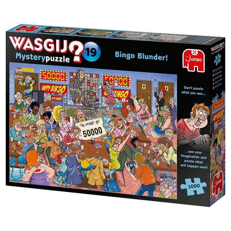 Jumbo  Wasgij  Retro Mystery 19 - Bingo Blunder!  Unique Jigsaw Puzzles For Adults  1 000 Piece - Image 4