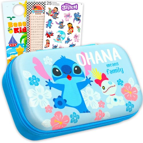 Disney Stitch Pencil Box Set School Supplies Bundle with Pencil Case, Stickers, Bookmark, More | Lilo and Stitch Stationery Set for Girls, Toddlers - Image 1