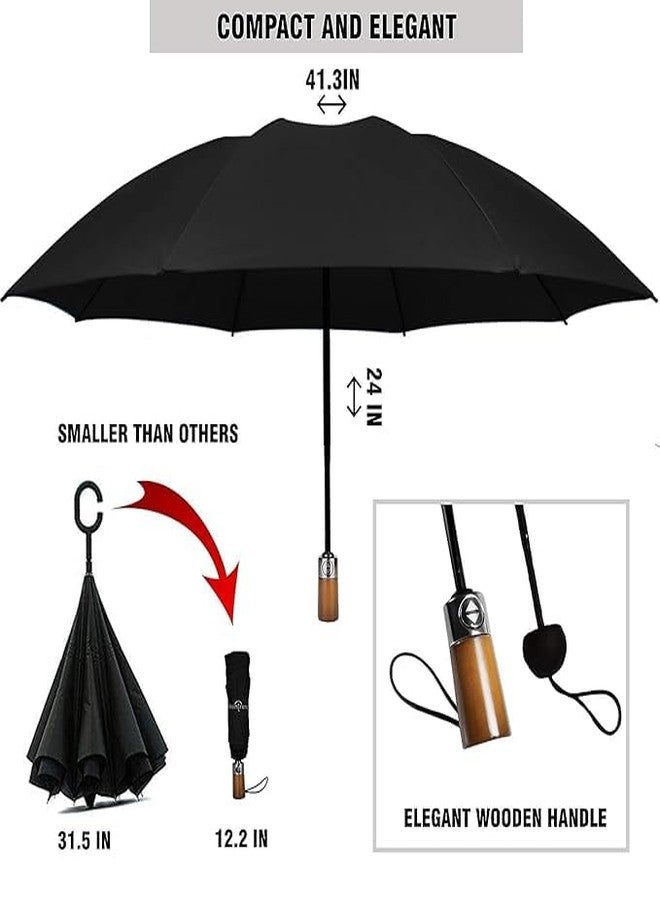 MIXEN Walking Sticks Umbrella Sun Umbrella with Separable Cane for Adult Men Women Black|Home & Garden |Yard, Garden & Outdoor Living |Garden Structures & Shade |Umbrellas - Image 3