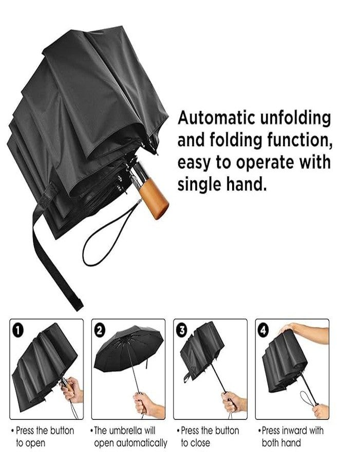 MIXEN Walking Sticks Umbrella Sun Umbrella with Separable Cane for Adult Men Women Black|Home & Garden |Yard, Garden & Outdoor Living |Garden Structures & Shade |Umbrellas - Image 5
