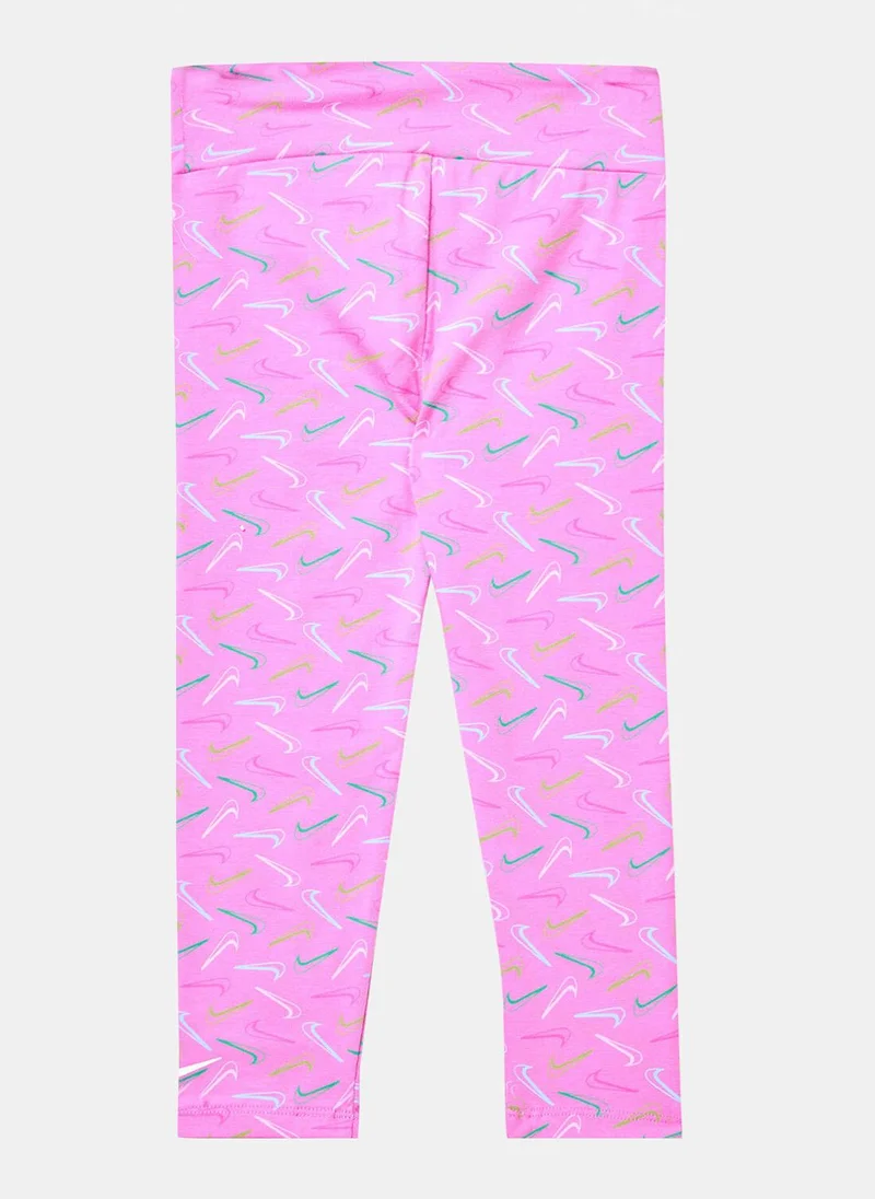 نايكي Kids' Swoosh Logo Leggings (Baby and Toddler)