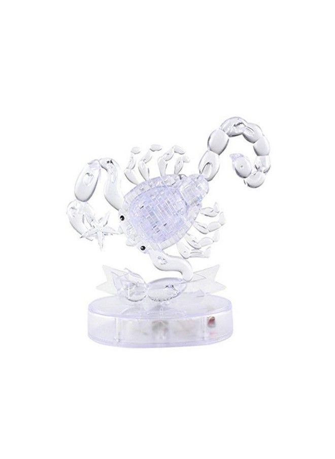 Coolplay 3D Crystal Puzzle With Lightup Base For Adult 3D Zodiac Puzzle Constellation Series Of Scorpio  - Image 2