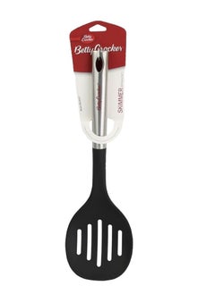 Betty Crocker Nylon Slotted Spoon W/SS Handle 35x10.8cm BC4057 