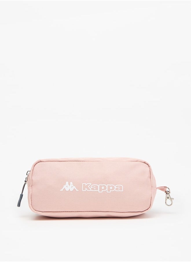 Kappa - Logo Print Backpack with Lunch Bag and Pencil Case - Image 1