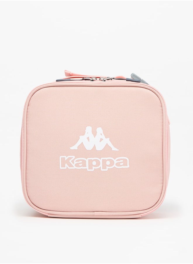 Kappa - Logo Print Backpack with Lunch Bag and Pencil Case - Image 1