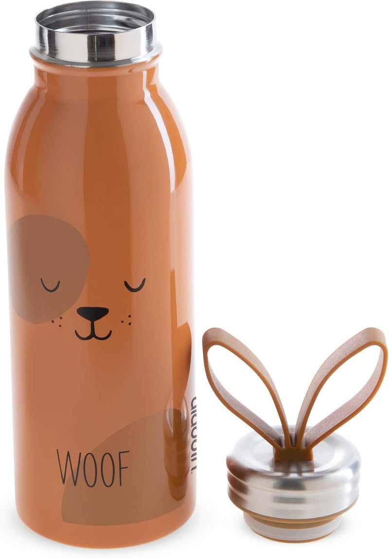 Aladdin Zoo Thermavac™ 0.43L Stainless Steel Water Bottle - Dog Design, Brown - Image 4