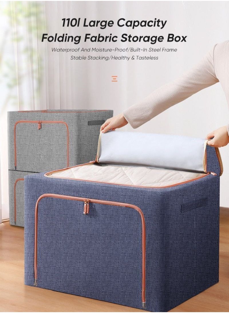 Generic Storage box with metal legs, excellent quality, blue IR color  - Image 2