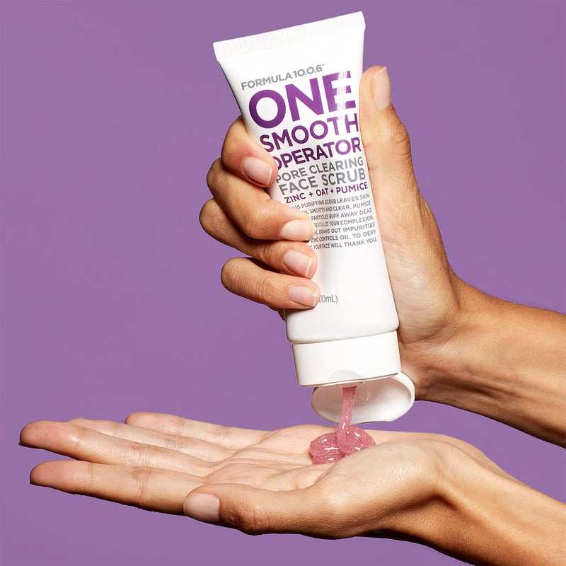 Formula 10.0.6 One Smooth Operator (3.4 Fl. Oz.) Pore Clearing Face Scrub that Leaves Skin Fresh, Smooth & Clear -Vegan, Paraben-Free & Cruelty-Free - Image 4