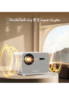 باينتيك جهاز عرض ذكي U12، جهاز عرض واي فاي عالي الدقة 1080 بكسل، 800 لومن ANSI، تركيز تلقائي، محكم الغلق بالكامل ومقاوم للغبار، ومكبرات صوت مدمجة  - Image 4