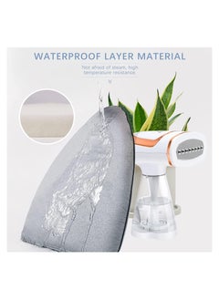 NNEWVANTE Garment Steamer Ironing Glove, Waterproof Anti Steam Mitt with Finger Loop, Complete Care Protective Garment Steaming Mitt, Heat Resistant Gloves for Clothes Steamers (Large) (Grey)  - Image 5