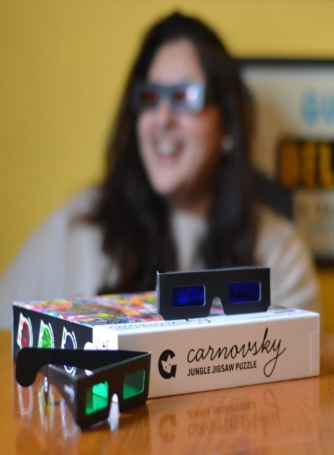 Ginger Fox RGB Ocean by Carnovsky 500 Piece 3 Pictures in 1 Jigsaw Puzzle - Includes Artwork Print, Glasses & Lens App - Image 5