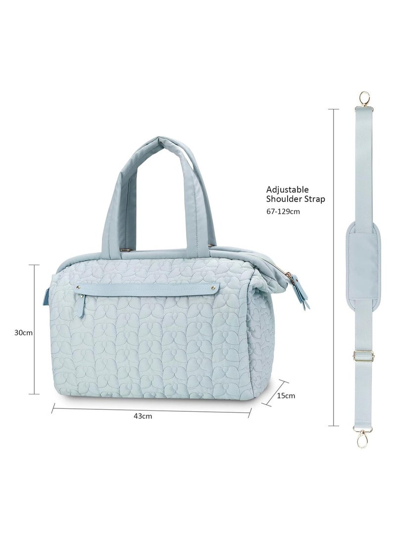 general Diaper bag handbag with diaper changing table upgrade multifunctional baby bag with adjustable shoulder strap - Image 3