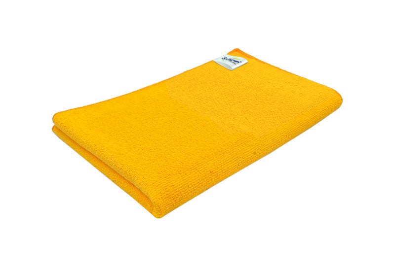 SOFTSPUN Microfiber Hair & Face Care Towel Set of 1 Piece, 40x60 Cms, 340 GSM (Orange). Super Soft & Comfortable, Quick Drying, Ultra Absorbent in Large size. - Image 1