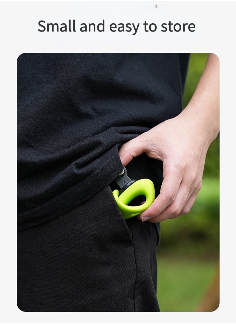 TELESIN - Elastic Small Q Handlebar Mount, Compatible with GoPro, DJI, Insta360, and Other Action Cameras - Image 1