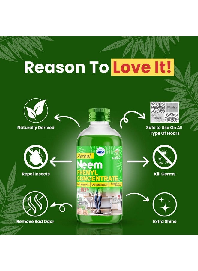 ARSHI A ALCAMY LIFE سائل مطهر الأعشاب النيم AAAL بتركيز الفينيل | يصنع 5 إلى 7 لترات من الفينيل الأبيض الكثيف | عبوة تجريبية ممتازة، 250 مل - Image 2