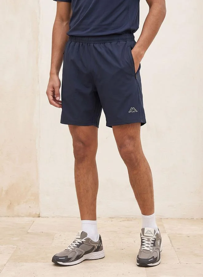 Kappa Logo Mesh Panel Shorts