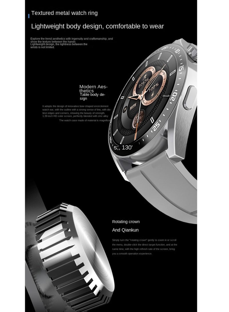 Smart Watch, Smart Watches for Men with ,Bluetooth Call, AI Voice Assistant, Blood/Oxygen/Heart Rate Monitor Fitness Watch for Android iOS - Image 2