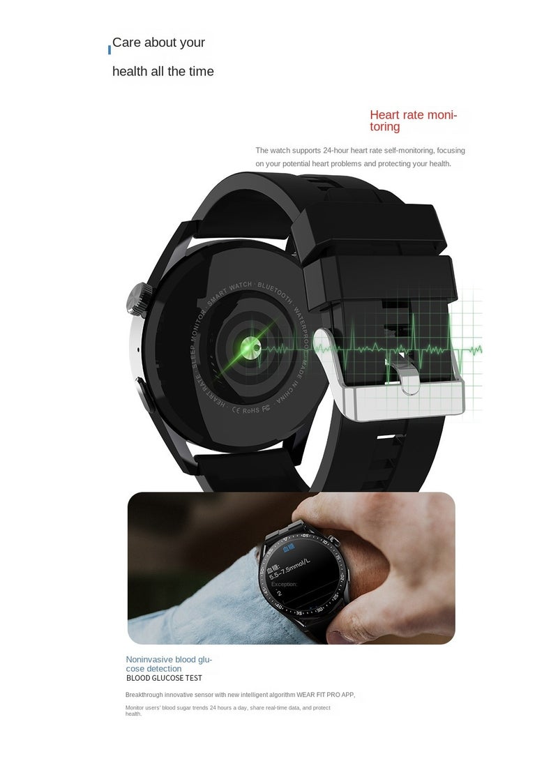 Smart Watch, Smart Watches for Men with ,Bluetooth Call, AI Voice Assistant, Blood/Oxygen/Heart Rate Monitor Fitness Watch for Android iOS - Image 4