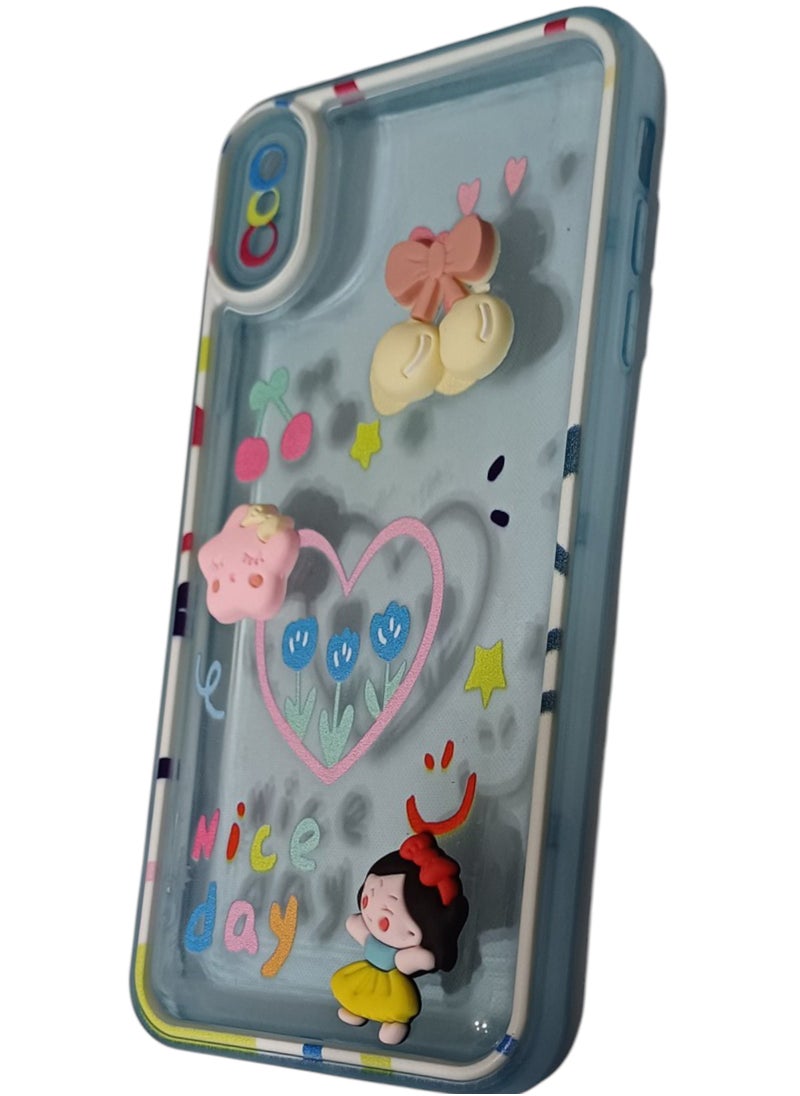 Back Cover For  Apple iPhone X , Multi Color BC-X-404