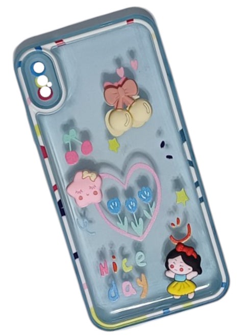 Back Cover For  Apple iPhone X , Multi Color BC-X-404