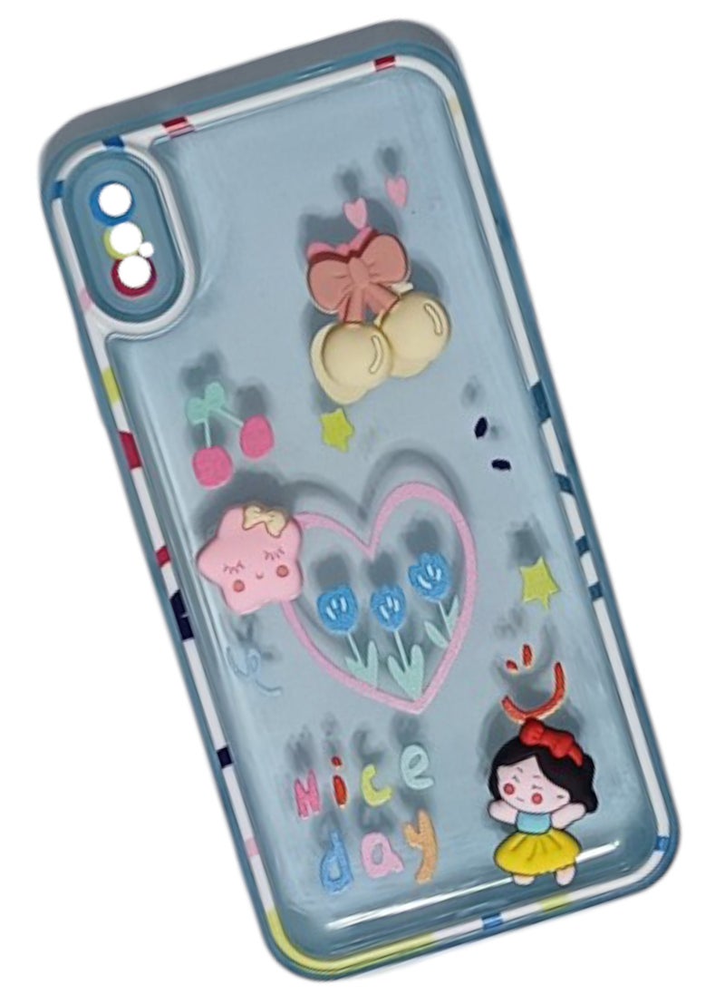 Back Cover For  Apple iPhone X , Multi Color BC-X-404