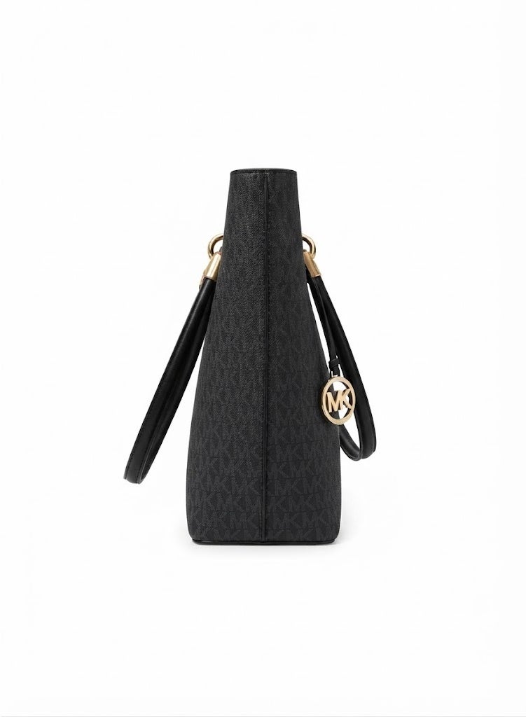 Michael Kors Signature Logo Large Tote Bag – Black - Image 3