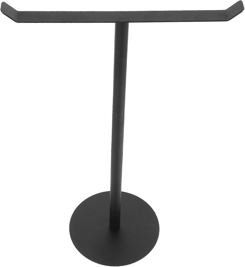 Standing Towel Rack with Flat Base Space-Saving T-Shaped Hand Towel Holder Stand for Bathroom and Kitchen Countertop Vertical Design for Easy Access - Image 1