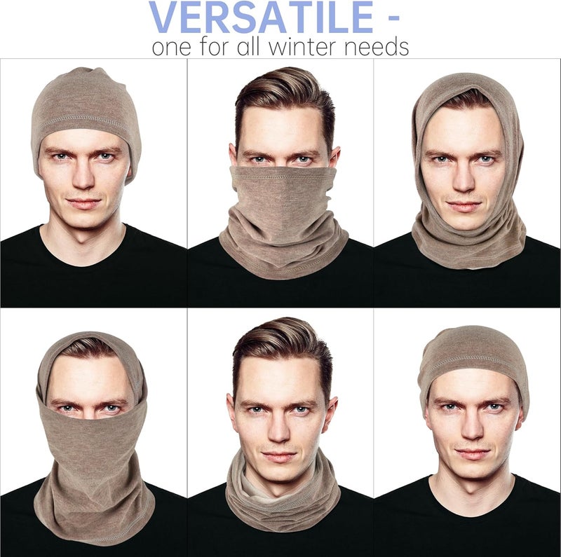 EXski Winter Neck Gaiter Warmer, Soft Fleece Face Mask Scarf for Cold Weather Skiing Cycling Outdoor Sports - Image 5
