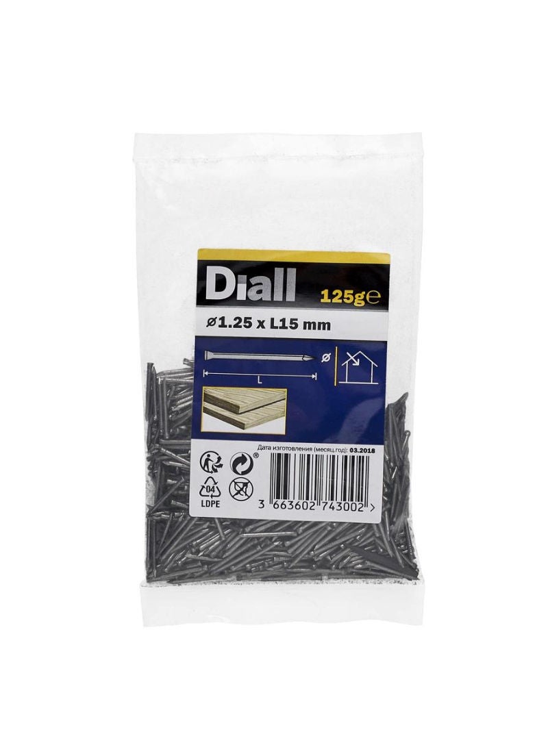 Carbon Steel Lost Head Nail Pack 1.25 X 15 Mm