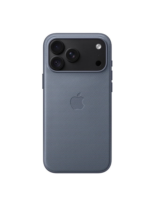 ابل  iPhone 18 Pro Max TechWoven Case with MagSafe – Chambray Blue - Image 4