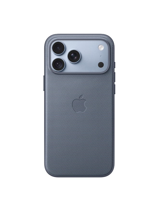 ابل  iPhone 18 Pro Max TechWoven Case with MagSafe – Chambray Blue - Image 1