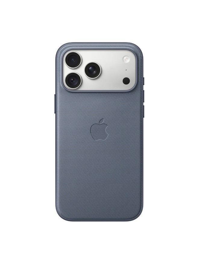 ابل  iPhone 18 Pro Max TechWoven Case with MagSafe – Chambray Blue - Image 3