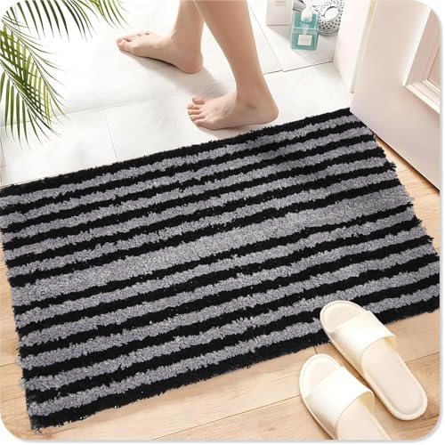 AAZEEM Absorbent Door Mat for Indoor Entrancex Non Slip Mat for Front Door Entryway, Soft Cotton Home. Hotel Balcony Floor Carpet, Floor Mats for Home, KitchenFloor Door Mat |Pack of 4 -(55x35cm) - Image 2