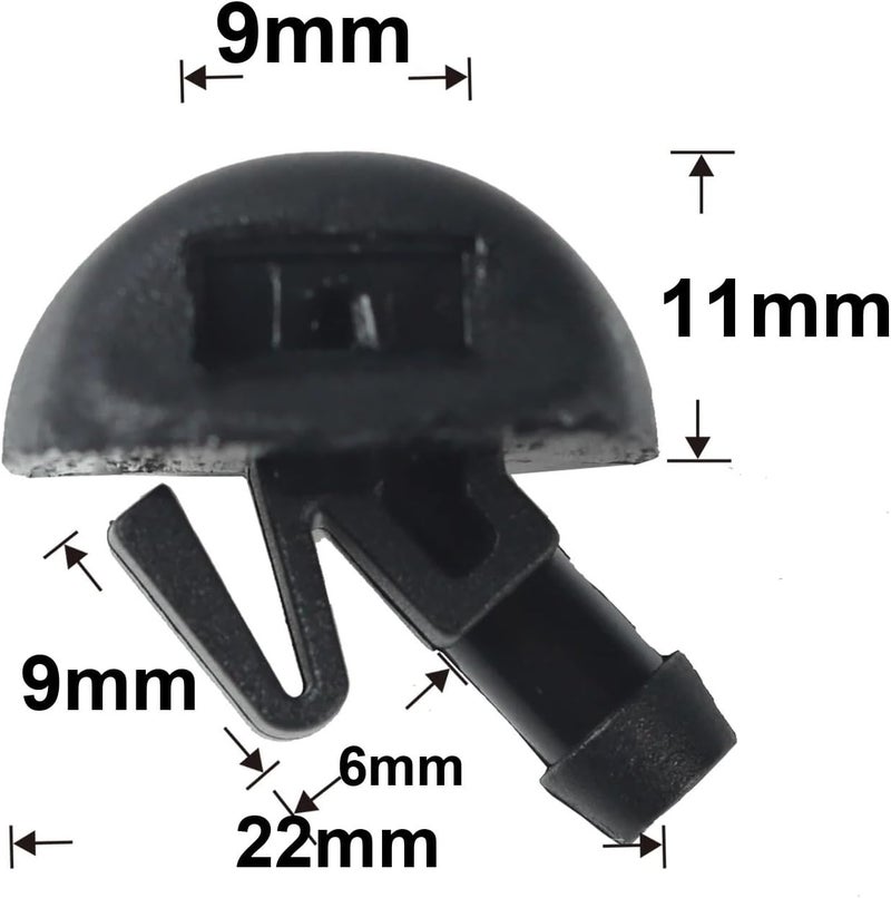 DEMULAX Windshield Washer Nozzle Set for Peugeot - Image 3