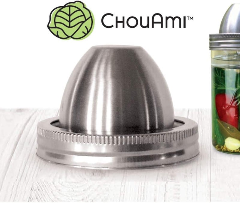 ChouAmi غطاء تخمير تشوآمي من الفولاذ المقاوم للصدأ لأوعية التعليب الزجاجية لي بارفي (الجهاز فقط) - Image 1