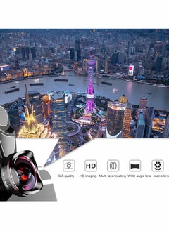 Generic Phone Camera Lens,Clip on Cell Phone Lens Kit Compatible with Most Phones,Most Smartphones, 4K HD 2 in 1 120° Wide Angle Lens, 15X Macro Lens, No Distortion  - Image 5