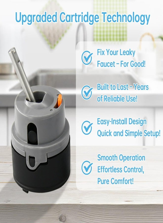 Ahenbal RP50587 Cartridge Replacement for Delta Single Handle Kitchen and Lavatory Faucets, Works with DIAMOND Seal Technology Models Featuring a 36 mm Motion, with Allen Wrench - Image 4