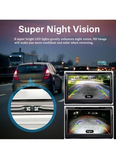 GUDOO HD Backup Camera, License Plate Backup Camera, Waterproof 170° View Rear View Reverse Camera, Night Vision Back up Camera Systems for Cars, Trucks, Pickup, SUVs, Trailer  - Image 2