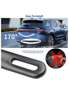 GUDOO HD Backup Camera, License Plate Backup Camera, Waterproof 170° View Rear View Reverse Camera, Night Vision Back up Camera Systems for Cars, Trucks, Pickup, SUVs, Trailer  - Image 4
